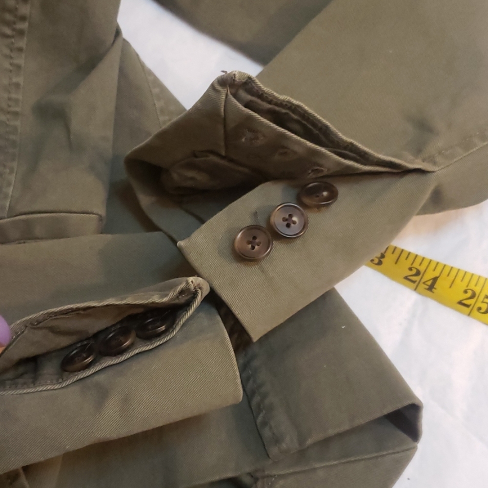 A/X ARMANI EXCHANGE OLIVE GREEN BLAZER - Picture 8 of 8